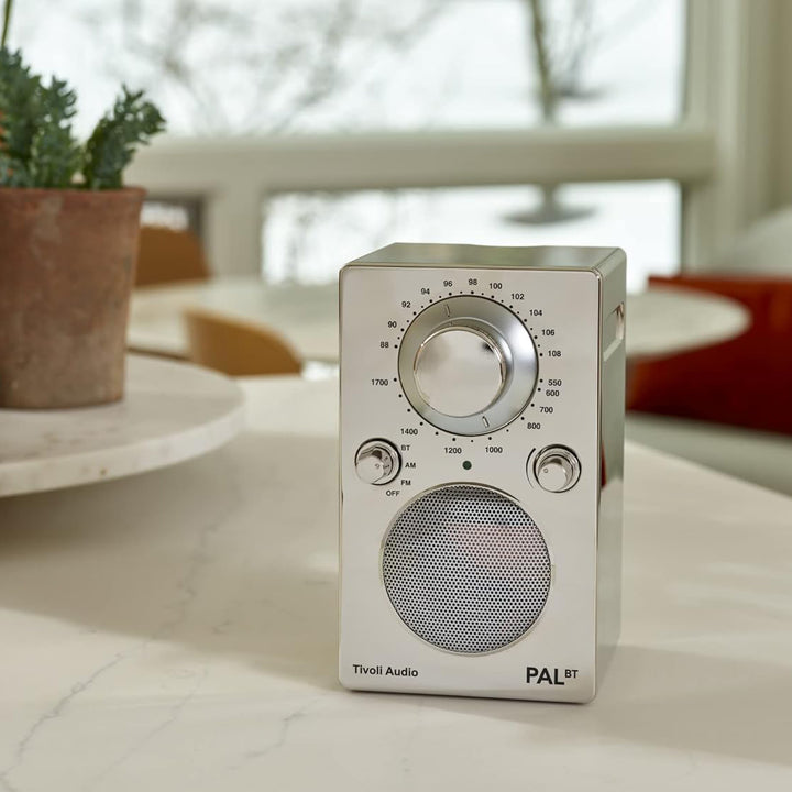 Tivoli Audio PAL BT Generation2 Bluetooth 5.0 ポータブル ラジオ スピーカー Chrome