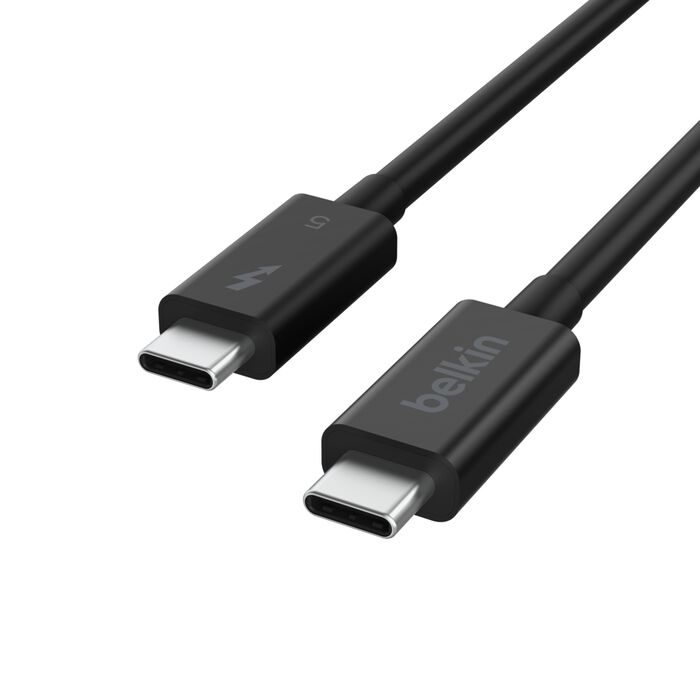 BELKIN CONNECT Thunderbolt 5 ケーブル 1.0m 8Kモニター対応 最大80Gbps  Thunderbolt 4 / 3 USB4 USB-C 互換 最大240W電力供給