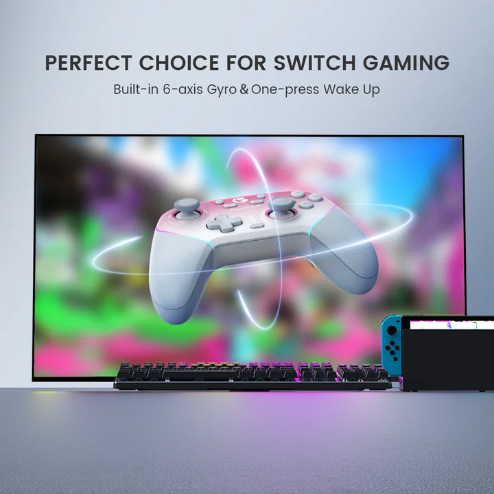 GameSir Super Nova ワイヤレスコントローラー ホール効果センサージョイスティック搭載 Nintendo Switch / Windows10&11/iPhone iOS&Android スマートフォン対応