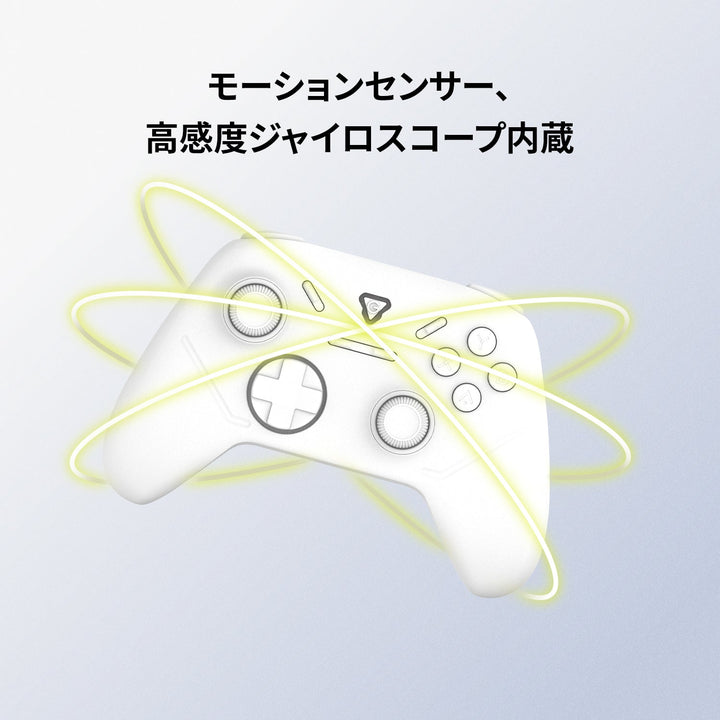 Team GRAPHT Omni ワイヤレス ゲーミングコントローラー ポーリングレート 1,000Hz ジャイロセンサー搭載 ターボモード  Windows PC / Nintendo Switch / Android 対応 Xinput DirectInput 軽量ゲームパッド