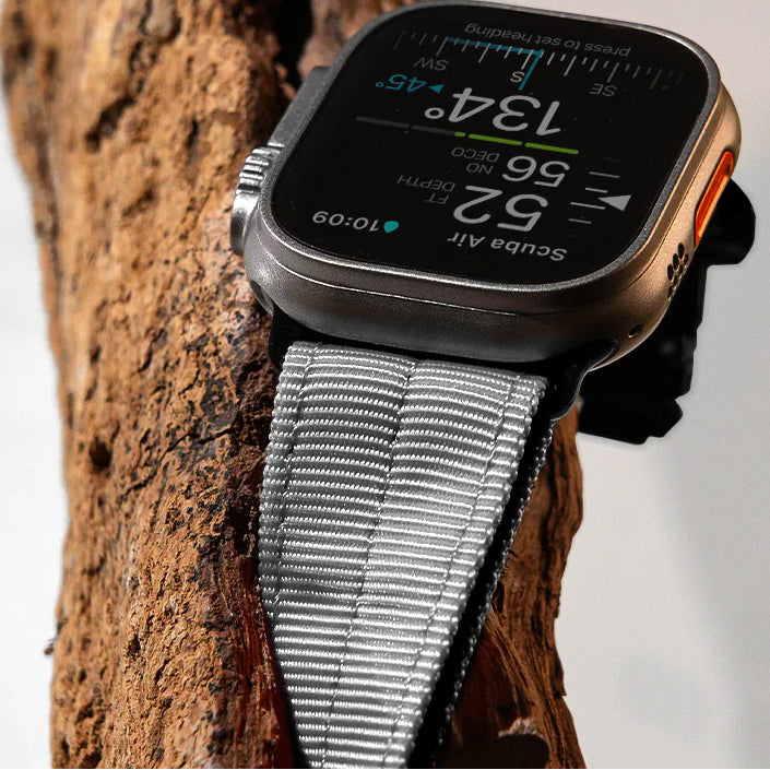 bitplay Apple Watch 49 / 46 / 45 / 44mm Fidlockウォッチバンド  ブラックバックル (オレンジ  /  グレー)