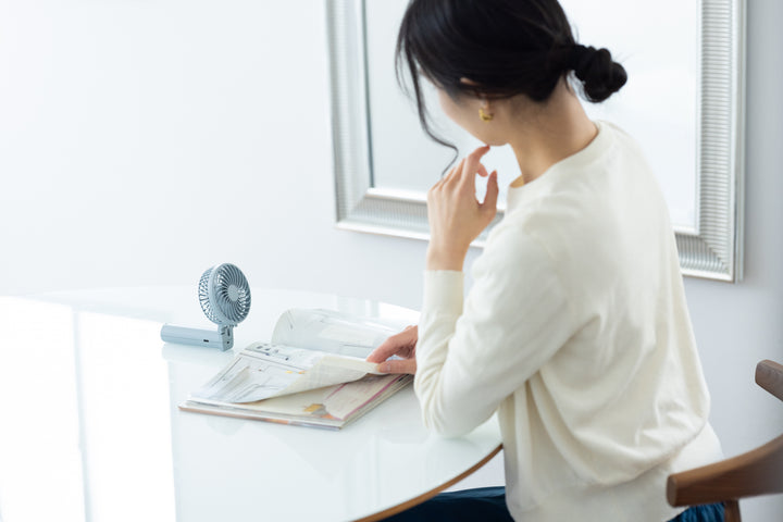 ELAiCE iFan PortaS2 25 3WAY 大風量マルチハンディファン ポータブル扇風機 手持ち式 首掛け式 卓上扇風機 暑さ対策