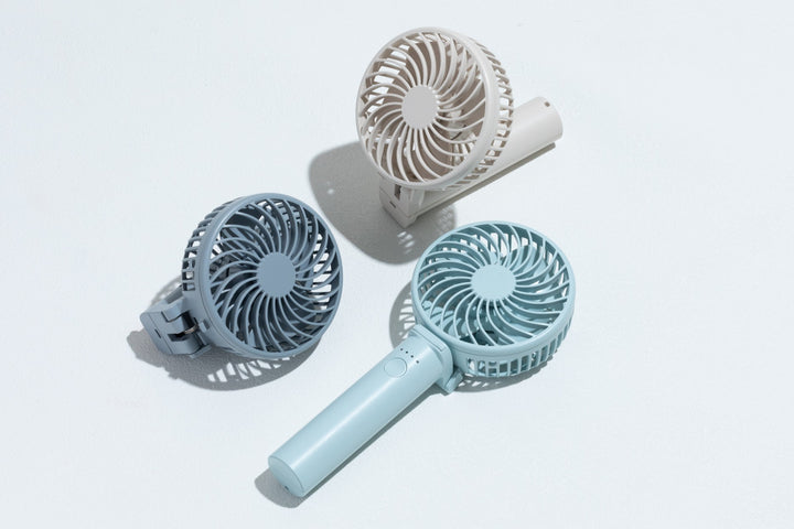 ELAiCE iFan PortaS2 25 3WAY 大風量マルチハンディファン ポータブル扇風機 手持ち式 首掛け式 卓上扇風機 暑さ対策