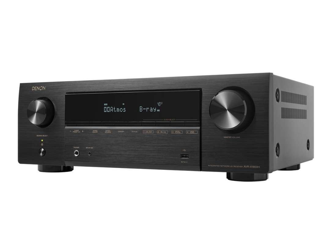 DENON AVR-X1800H 7.2 ch AVサラウンドレシーバー | Dolby Atmos | DTS:X | 8K/60Hz | HDR10+対応