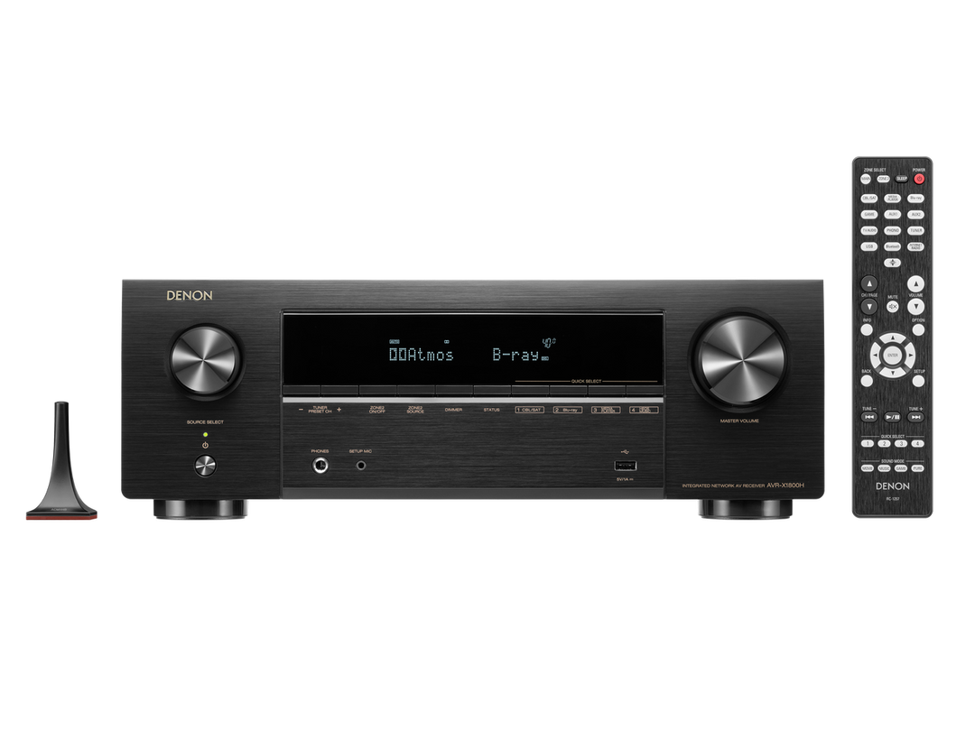 DENON AVR-X1800H 7.2 ch AVサラウンドレシーバー | Dolby Atmos | DTS:X | 8K/60Hz | HDR10+対応