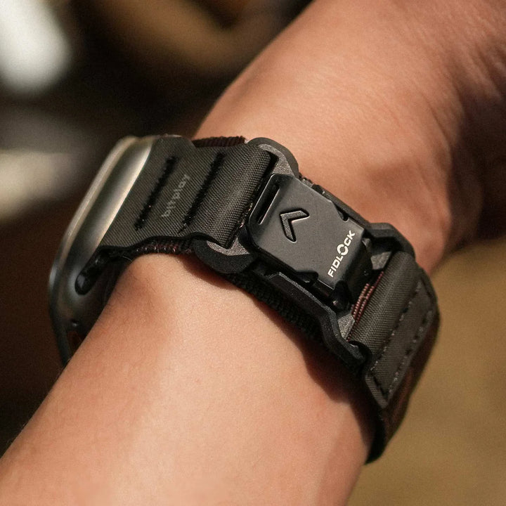 bitplay Apple Watch 49 / 46 / 45 / 44mm Fidlockウォッチバンド  ブラックバックル  (ダークブラック / アーミーグリーン / サンド)