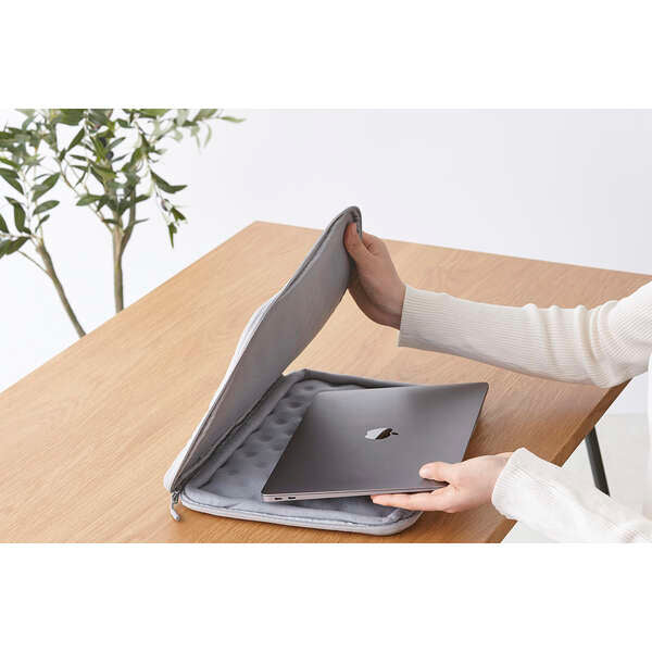 エレコム PC用インナーバッグ キルティング オニオン 〜14インチ MacBook Pro MacBook Air Surface Chromebook