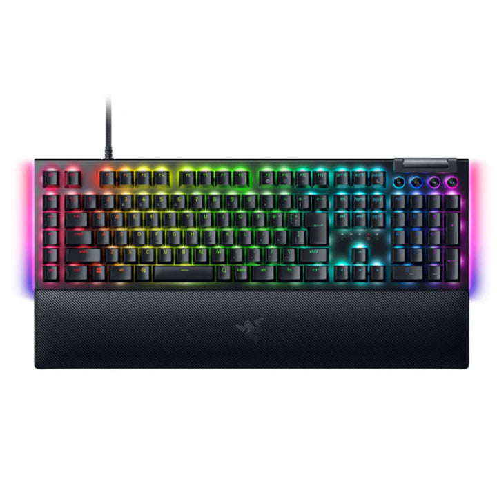Razer BlackWidow V4 有線 メディアキー/ローラー&マクロキー搭載 メカニカル ゲーミングキーボード
