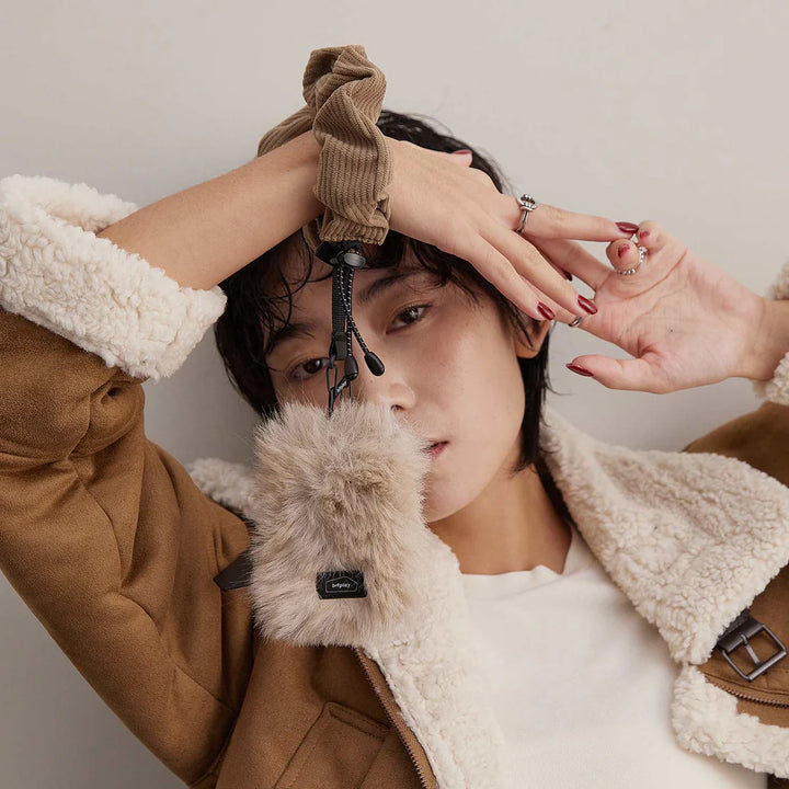 bitplay シュシュ リストストラップ Cozyシリーズ スマホストラップ ハンドストラップ