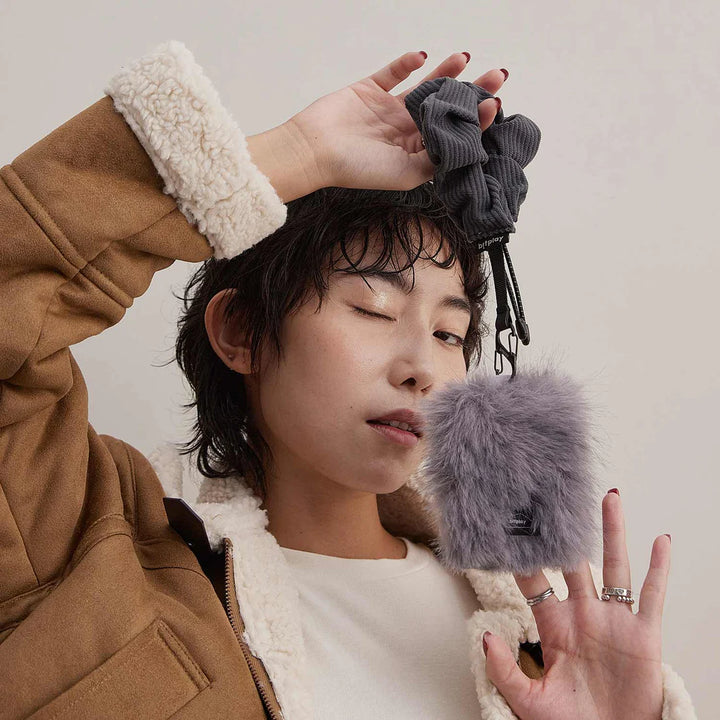 bitplay シュシュ リストストラップ Cozyシリーズ スマホストラップ ハンドストラップ