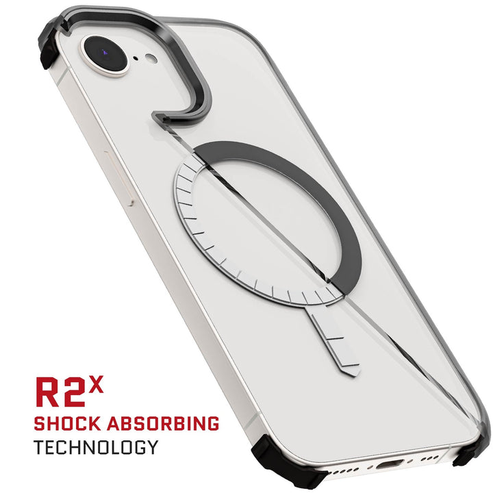 GHOSTEK iPhone 16e Covert MagSafe対応 抗菌 クリアタフケース スマホケース スマホカバー アイフォン