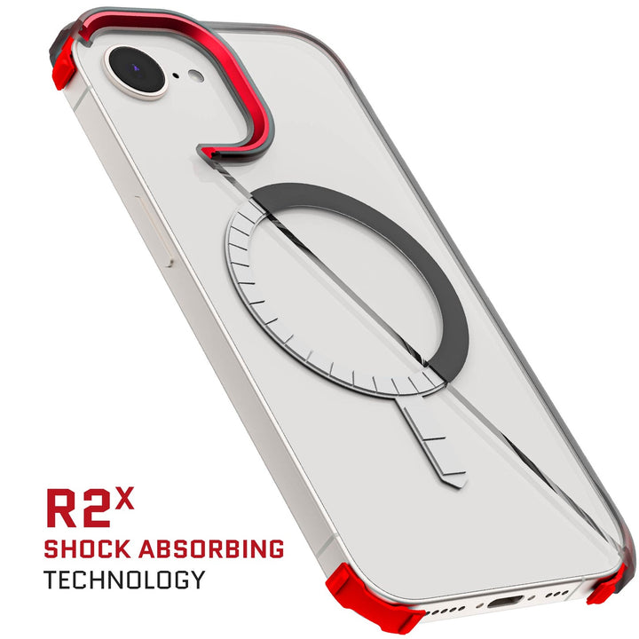 GHOSTEK iPhone 16e Covert MagSafe対応 抗菌 クリアタフケース スマホケース スマホカバー アイフォン