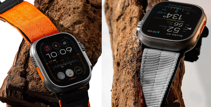 bitplay Apple Watch 49 / 46 / 45 / 44mm Fidlockウォッチバンド  ブラックバックル (オレンジ  /  グレー)