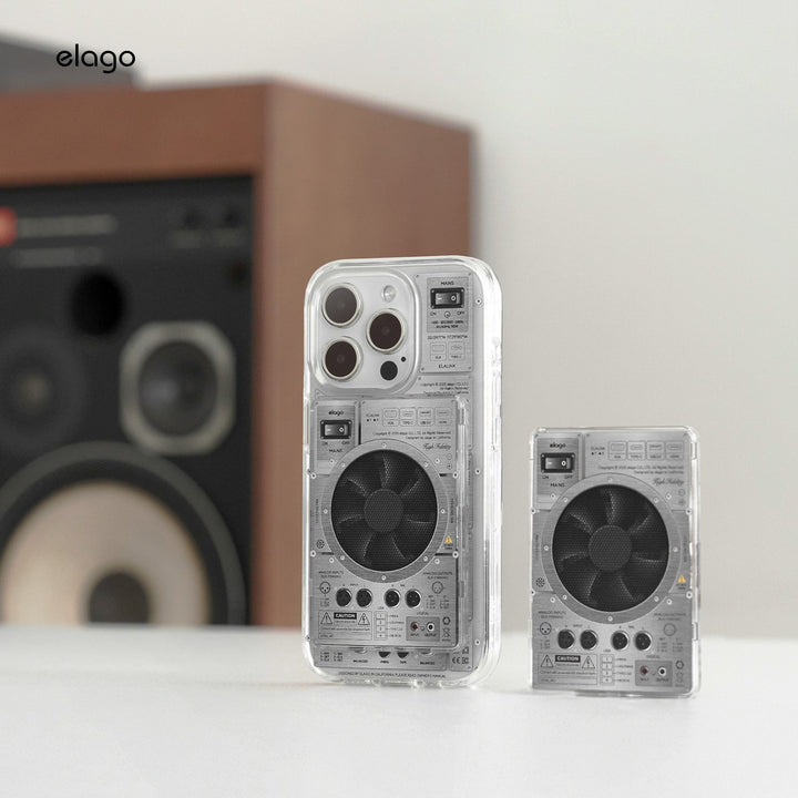 elago iPhone 16 / 16 Pro / 15 / 15 Pro AMP Monthly Magsafe対応ハイブリッドケース