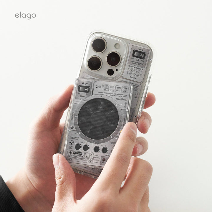 elago iPhone 16 / 16 Pro / 15 / 15 Pro AMP Monthly Magsafe対応ハイブリッドケース