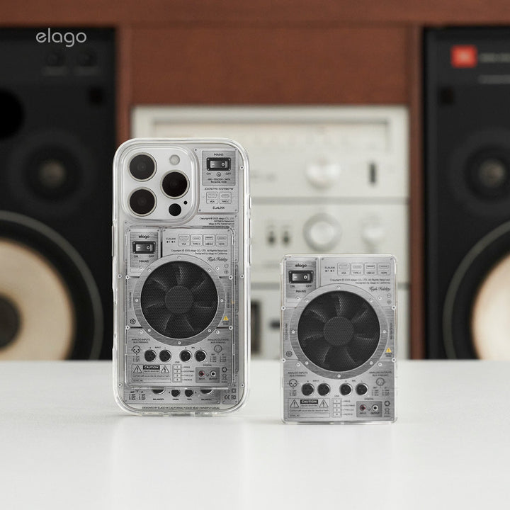 elago iPhone 16 / 16 Pro / 15 / 15 Pro AMP Monthly Magsafe対応ハイブリッドケース