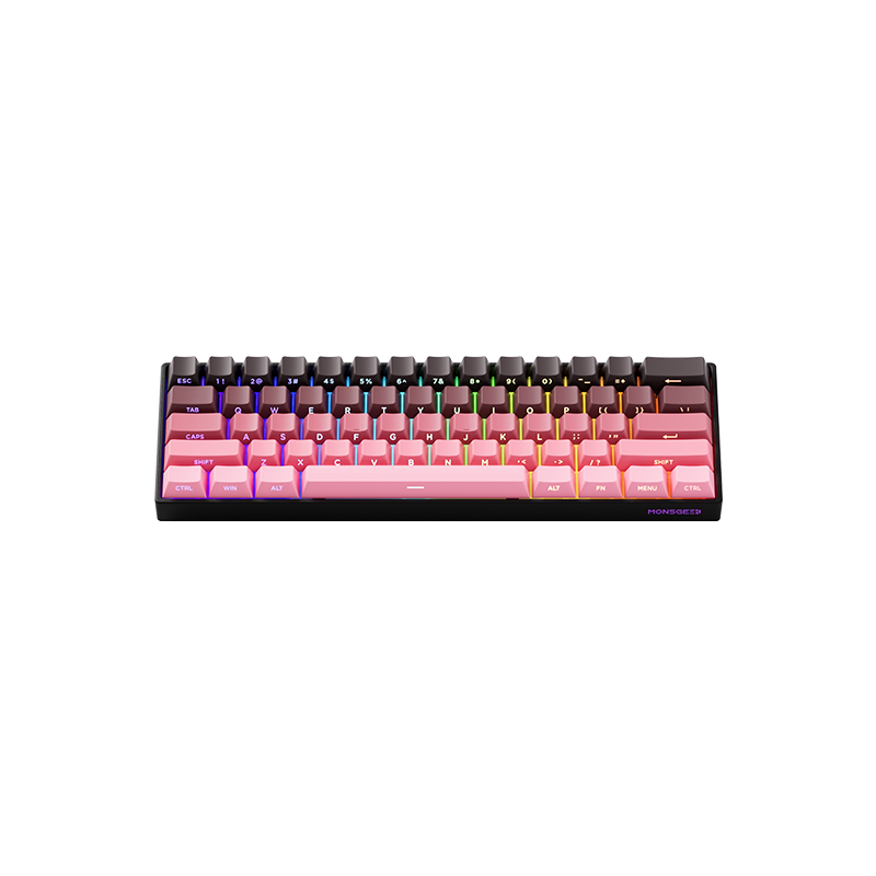 MonsGeek FUN60 Pro SP HEセンサー 0.01mm ラピッドトリガー対応 磁気スイッチ Akko Glare Magnetic Switch 英語配列 サイドプリント テンキーレス 8K ホットスワップ SnapKeys (SOCD)対応 ARGB対応 高コスパ ゲーミングキーボード
