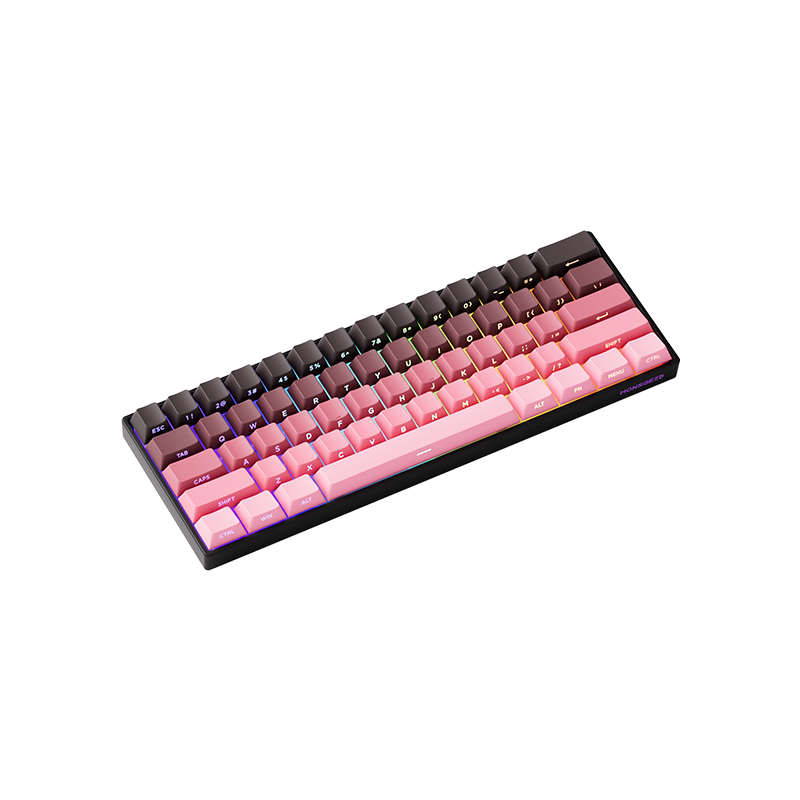 MonsGeek FUN60 Pro SP HEセンサー 0.01mm ラピッドトリガー対応 磁気スイッチ Akko Glare Magnetic Switch 英語配列 サイドプリント テンキーレス 8K ホットスワップ SnapKeys (SOCD)対応 ARGB対応 高コスパ ゲーミングキーボード