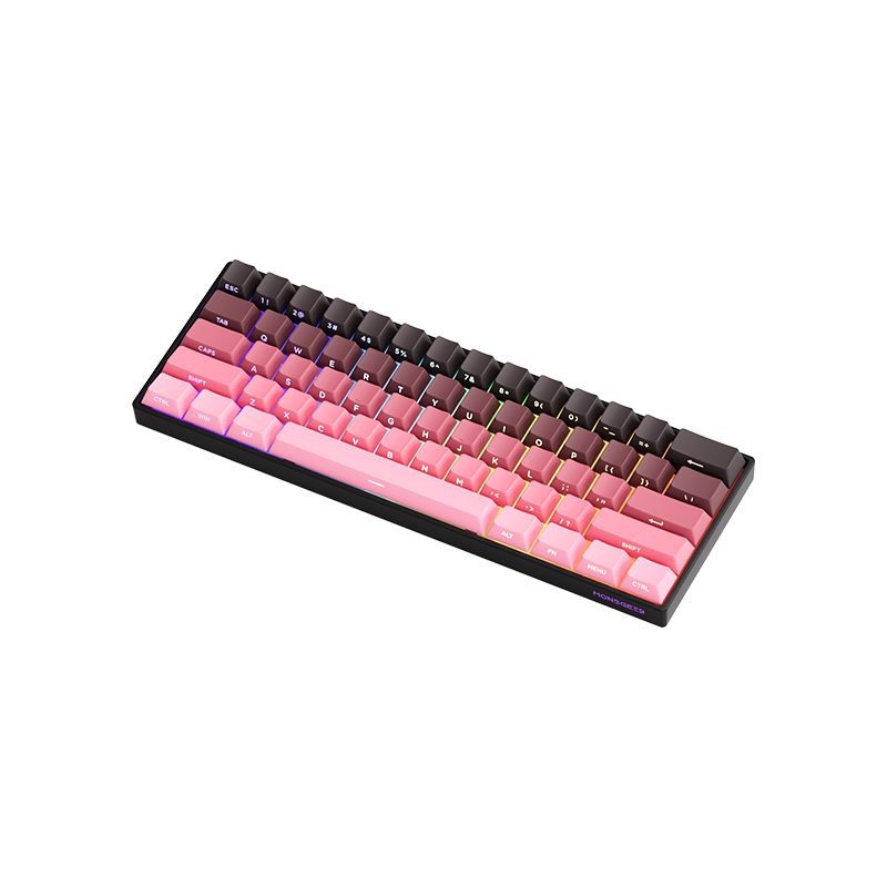 MonsGeek FUN60 Pro SP HEセンサー 0.01mm ラピッドトリガー対応 磁気スイッチ Akko Glare Magnetic Switch 英語配列 サイドプリント テンキーレス 8K ホットスワップ SnapKeys (SOCD)対応 ARGB対応 高コスパ ゲーミングキーボード