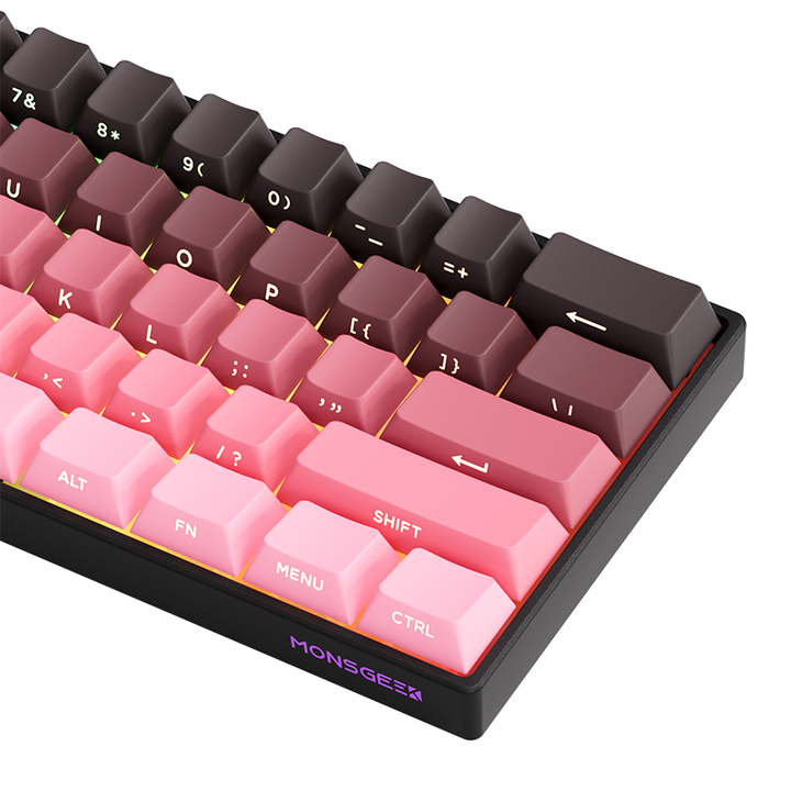 MonsGeek FUN60 Pro SP HEセンサー 0.01mm ラピッドトリガー対応 磁気スイッチ Akko Glare Magnetic Switch 英語配列 サイドプリント テンキーレス 8K ホットスワップ SnapKeys (SOCD)対応 ARGB対応 高コスパ ゲーミングキーボード
