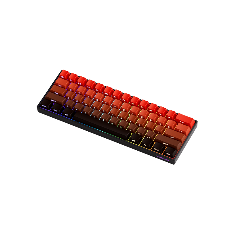 MonsGeek FUN60 Pro SP HEセンサー 0.01mm ラピッドトリガー対応 磁気スイッチ Akko Glare Magnetic Switch 英語配列 サイドプリント テンキーレス 8K ホットスワップ SnapKeys (SOCD)対応 ARGB対応 高コスパ ゲーミングキーボード