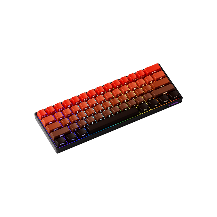 MonsGeek FUN60 Pro SP HEセンサー 0.01mm ラピッドトリガー対応 磁気スイッチ Akko Glare Magnetic Switch 英語配列 サイドプリント テンキーレス 8K ホットスワップ SnapKeys (SOCD)対応 ARGB対応 高コスパ ゲーミングキーボード