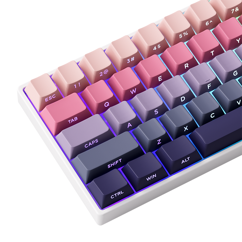 MonsGeek FUN60 Pro SP HEセンサー 0.01mm ラピッドトリガー対応 磁気スイッチ Akko Glare Magnetic Switch 英語配列 サイドプリント テンキーレス 8K ホットスワップ SnapKeys (SOCD)対応 ARGB対応 高コスパ ゲーミングキーボード