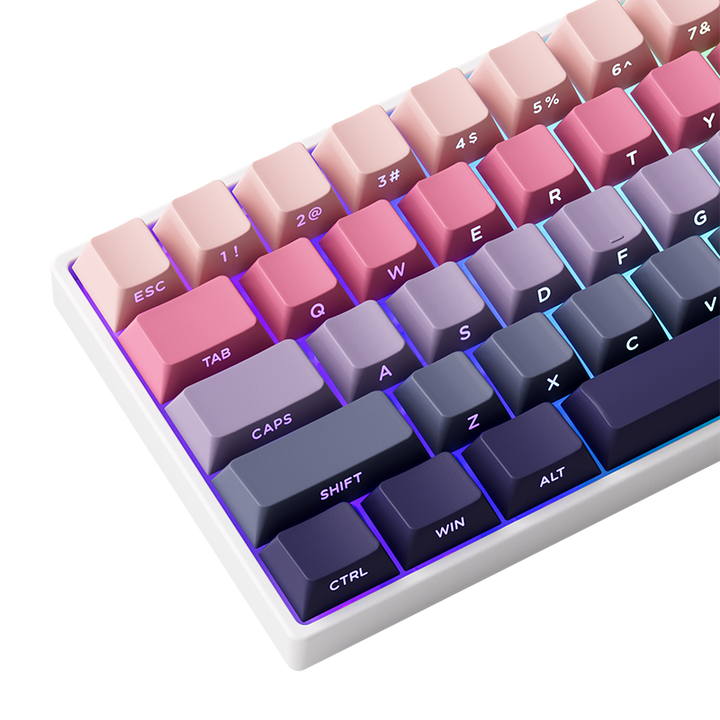 MonsGeek FUN60 Pro SP HEセンサー 0.01mm ラピッドトリガー対応 磁気スイッチ Akko Glare Magnetic Switch 英語配列 サイドプリント テンキーレス 8K ホットスワップ SnapKeys (SOCD)対応 ARGB対応 高コスパ ゲーミングキーボード