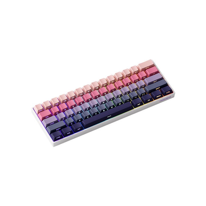MonsGeek FUN60 Pro SP HEセンサー 0.01mm ラピッドトリガー対応 磁気スイッチ Akko Glare Magnetic Switch 英語配列 サイドプリント テンキーレス 8K ホットスワップ SnapKeys (SOCD)対応 ARGB対応 高コスパ ゲーミングキーボード