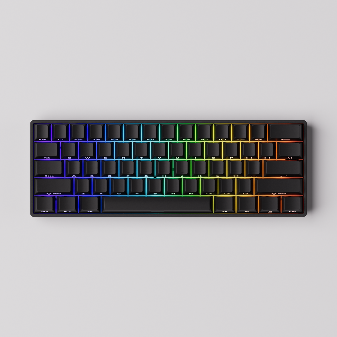 MonsGeek FUN60 Pro SP HEセンサー 0.01mm ラピッドトリガー対応 磁気スイッチ Akko Glare Magnetic Switch 英語配列 サイドプリント テンキーレス 8K ホットスワップ SnapKeys (SOCD)対応 ARGB対応 高コスパ ゲーミングキーボード
