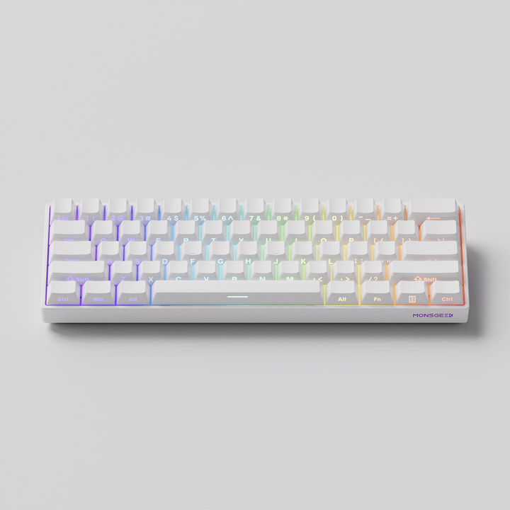 MonsGeek FUN60 Pro SP HEセンサー 0.01mm ラピッドトリガー対応 磁気スイッチ Akko Glare Magnetic Switch 英語配列 サイドプリント テンキーレス 8K ホットスワップ SnapKeys (SOCD)対応 ARGB対応 高コスパ ゲーミングキーボード