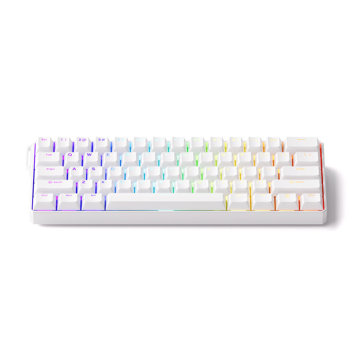 MonsGeek FUN60 Ultra TMRセンサー アルミボディ 0.01mm ラピッドトリガー対応 磁気スイッチ Akko Glare Magnetic Switch 英語配列 テンキーレス 8K ホットスワップ MagMech(メカニカルスイッチ互換)SnapKeys (SOCD)対応 ARGB対応 高コスパ ゲーミングキーボード