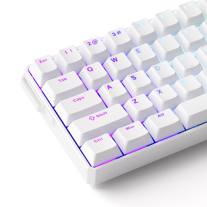 MonsGeek FUN60 Ultra TMRセンサー アルミボディ 0.01mm ラピッドトリガー対応 磁気スイッチ Akko Glare Magnetic Switch 英語配列 テンキーレス 8K ホットスワップ MagMech(メカニカルスイッチ互換)SnapKeys (SOCD)対応 ARGB対応 高コスパ ゲーミングキーボード
