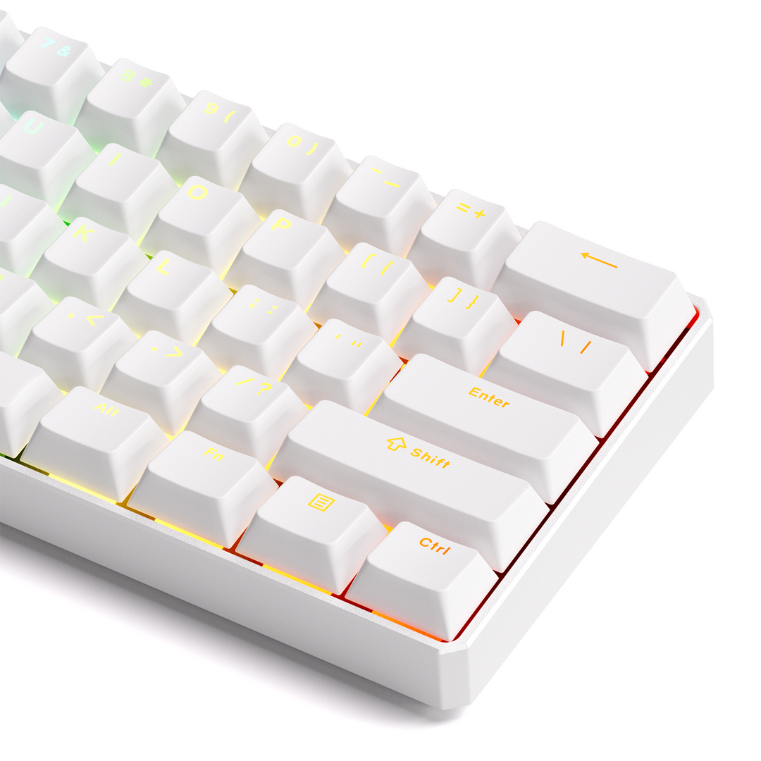 MonsGeek FUN60 Ultra TMRセンサー アルミボディ 0.01mm ラピッドトリガー対応 磁気スイッチ Akko Glare Magnetic Switch 英語配列 テンキーレス 8K ホットスワップ MagMech(メカニカルスイッチ互換)SnapKeys (SOCD)対応 ARGB対応 高コスパ ゲーミングキーボード