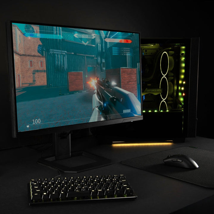 Team GRAPHT Gaming Monitor   27インチ WQHD(2560×1440)  ゲーミングモニター / HDMI×2 /Fast IPS / 240Hz  / 1ms / Free Sync対応 液晶モニター  液晶ディスプレイ