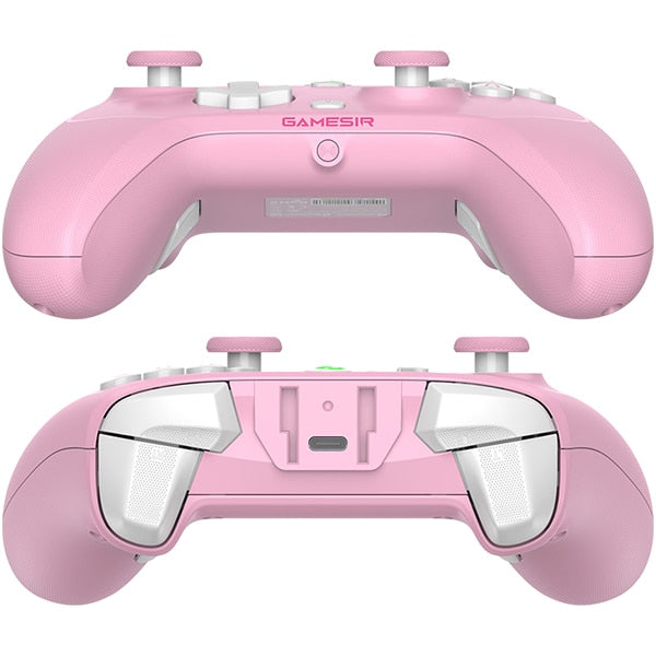 GameSir T4 Cyclone Pro Pink 6軸ジャイロ搭載 マルチプラットフォーム Xboxレイアウト ワイヤレス & 有線ゲーミングコントローラー USBドングル付き Nintendo Switch iOS/Android 対応