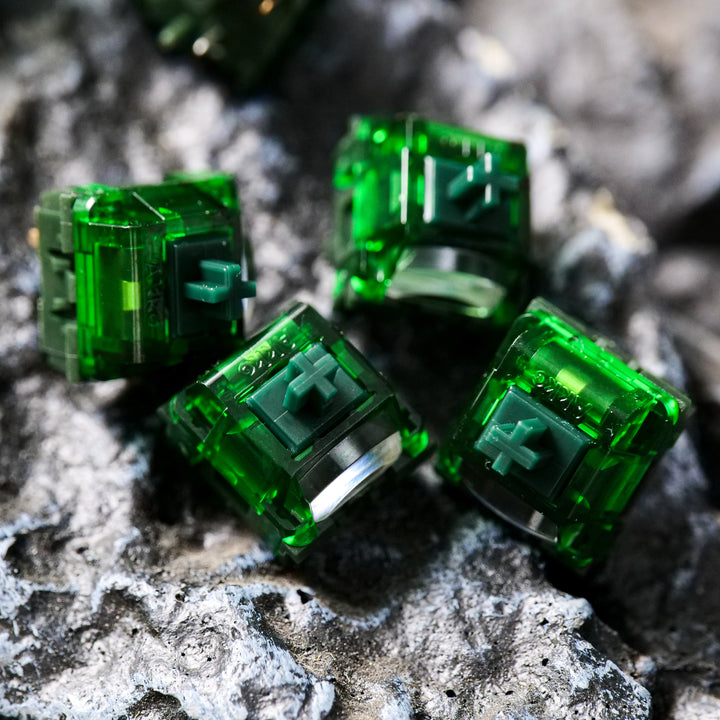 Akko Green Fog(MonsGeek) スイッチ 押下圧60gf リニア 5ピン 45個入り メカニカル キーボード用