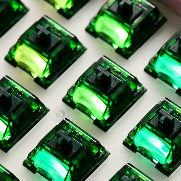 Akko Green Fog(MonsGeek) スイッチ 押下圧60gf リニア 5ピン 45個入り メカニカル キーボード用