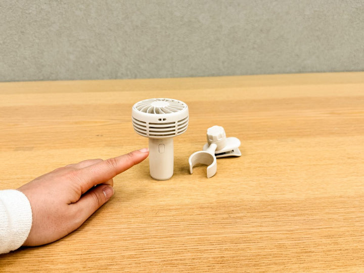 ELAiCE iFan Mush 25 クリップ付き 3WAY ミニファン ポータブル扇風機 暑さ対策