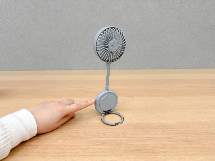 ELAiCE iFan Mag 25 MagSafe対応 コンパクトハンディファン ポータブル扇風機 暑さ対策