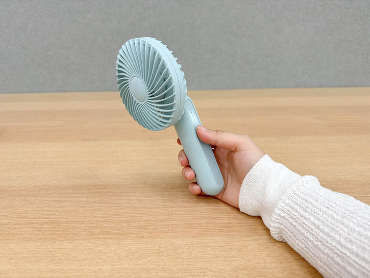 ELAiCE iFan Bloom 25 3WAY バッテリーチャージャー 2 ポータブル扇風機 モバイルバッテリー2,500mAh デスクファン 暑さ対策