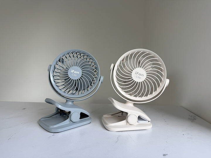 ELAiCE iFan Clip2 25 360°回転 4WAY クリップファン ポータブル扇風機 マグネット式 壁掛け式 暑さ対策
