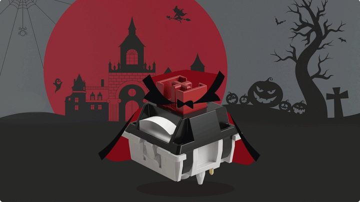 Akko Dracula スイッチ 押下圧35gf リニア 5ピン 45個入り メカニカル キーボード用