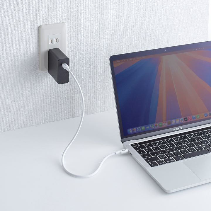 SANWA USB2.0 Type-C シリコンケーブル 充電ケーブル PD240W 通信ケーブル