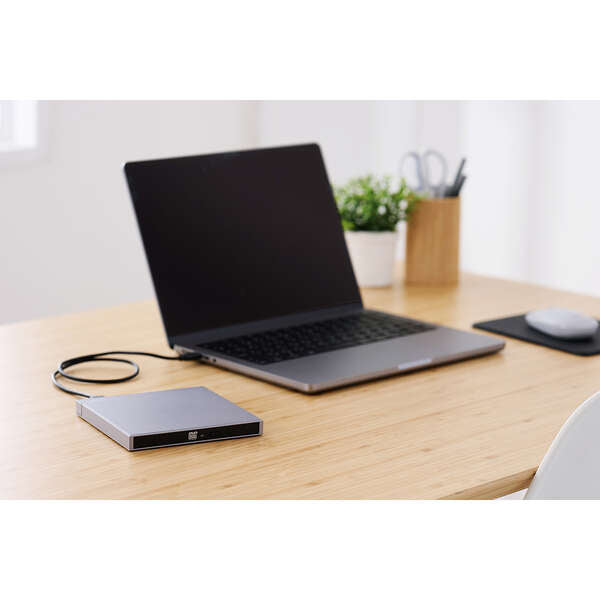エレコム DVDドライブ USB-C Mac向けポータブルDVDドライブ macOS / Windows対応
