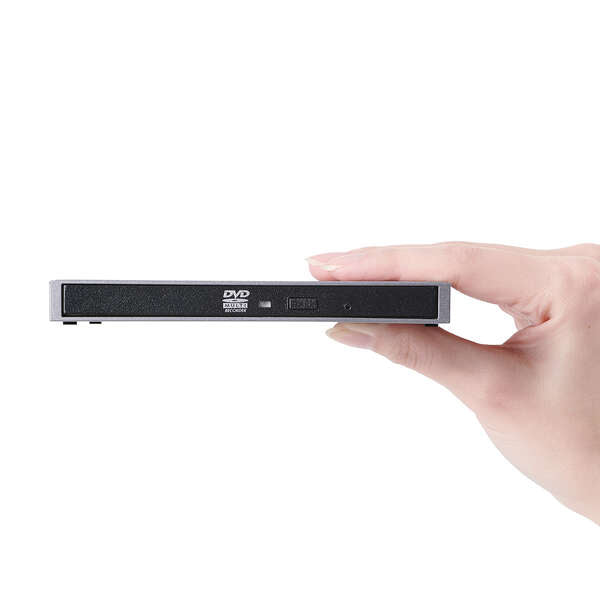 エレコム DVDドライブ USB-C Mac向けポータブルDVDドライブ macOS / Windows対応