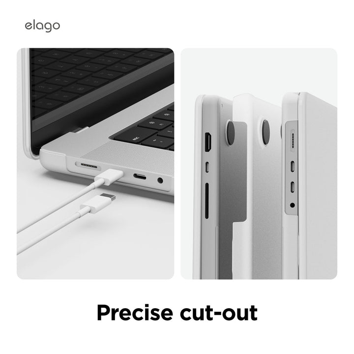 elago MacBook Pro 14インチ M4 2024 / M3 2023 / M2 2023 / M1 2021  SLIM HARD CASE Frosted Clear
