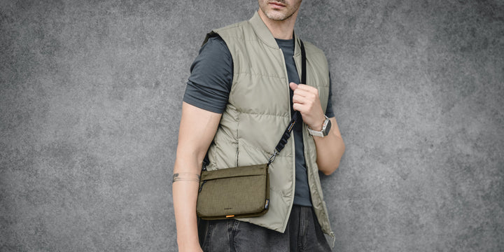 MagEasy 2L SACOCHE with STRAP C 大容量サコッシュ ストラップセットBlack + Black