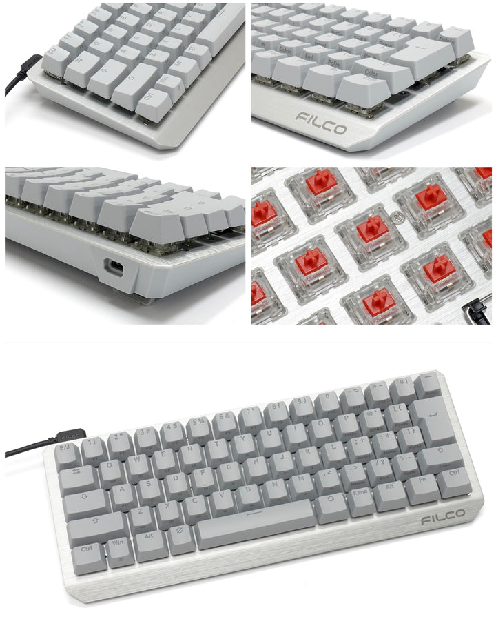 FILCO Majestouch LUCE60 有線 60% ゲーミングキーボード |  ホットスワップ対応 | 日本語配列(かななし) | 英語配列 | RGBバックライト