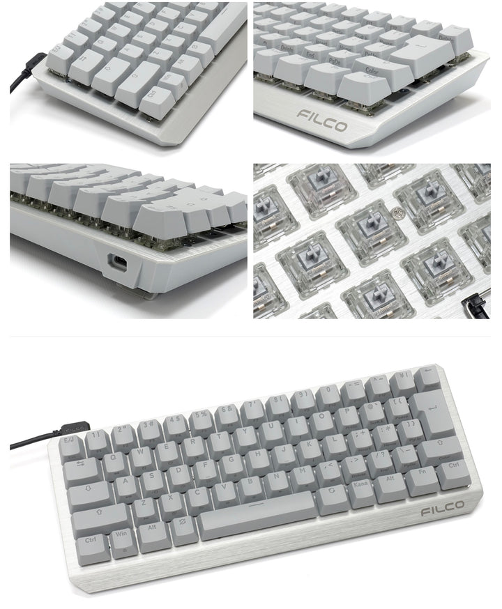 FILCO Majestouch LUCE60 有線 60% ゲーミングキーボード |  ホットスワップ対応 | 日本語配列(かななし) | 英語配列 | RGBバックライト